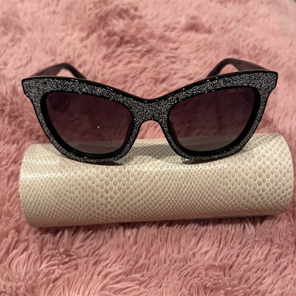 Jimmy choo glitter sunglasses